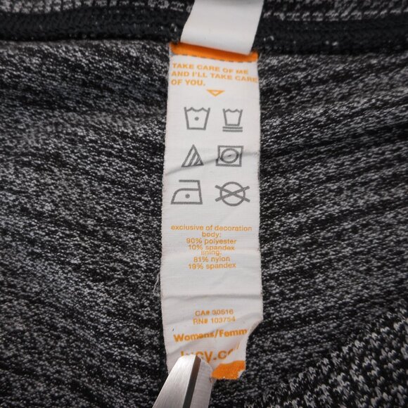 Lucy Women's size M Jogger Pants Heather Gray Pull-on Activewear - Picture 7 of 9